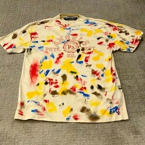 SALE! Sold Out Palm Angels Painted College T-Shirt, Size XS, Pristine!